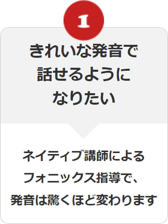 きれいな発音で話せるようになりたい ネイティブ講師によるフォニックス指導で、発音は驚くほど変わります