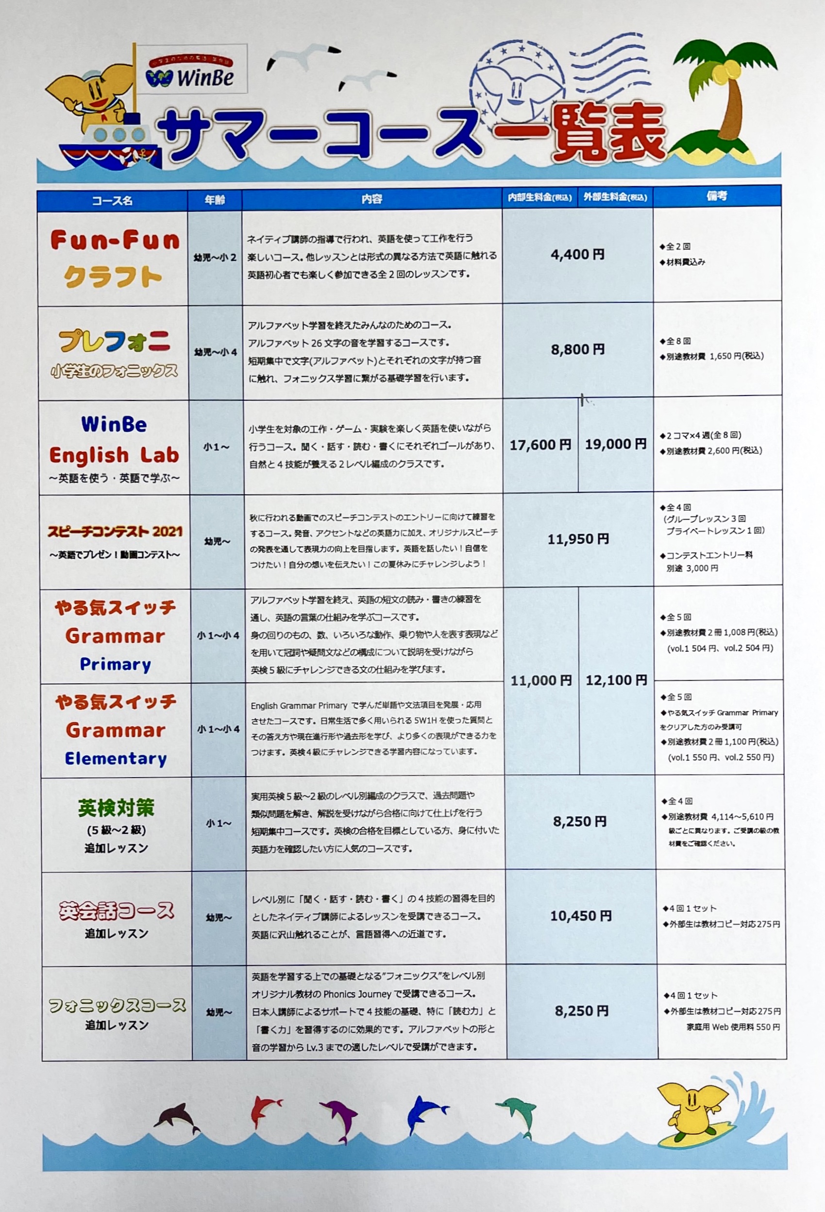 関町校 Winbe ウィンビー 子ども向け英語 英会話スクール 東京都練馬区