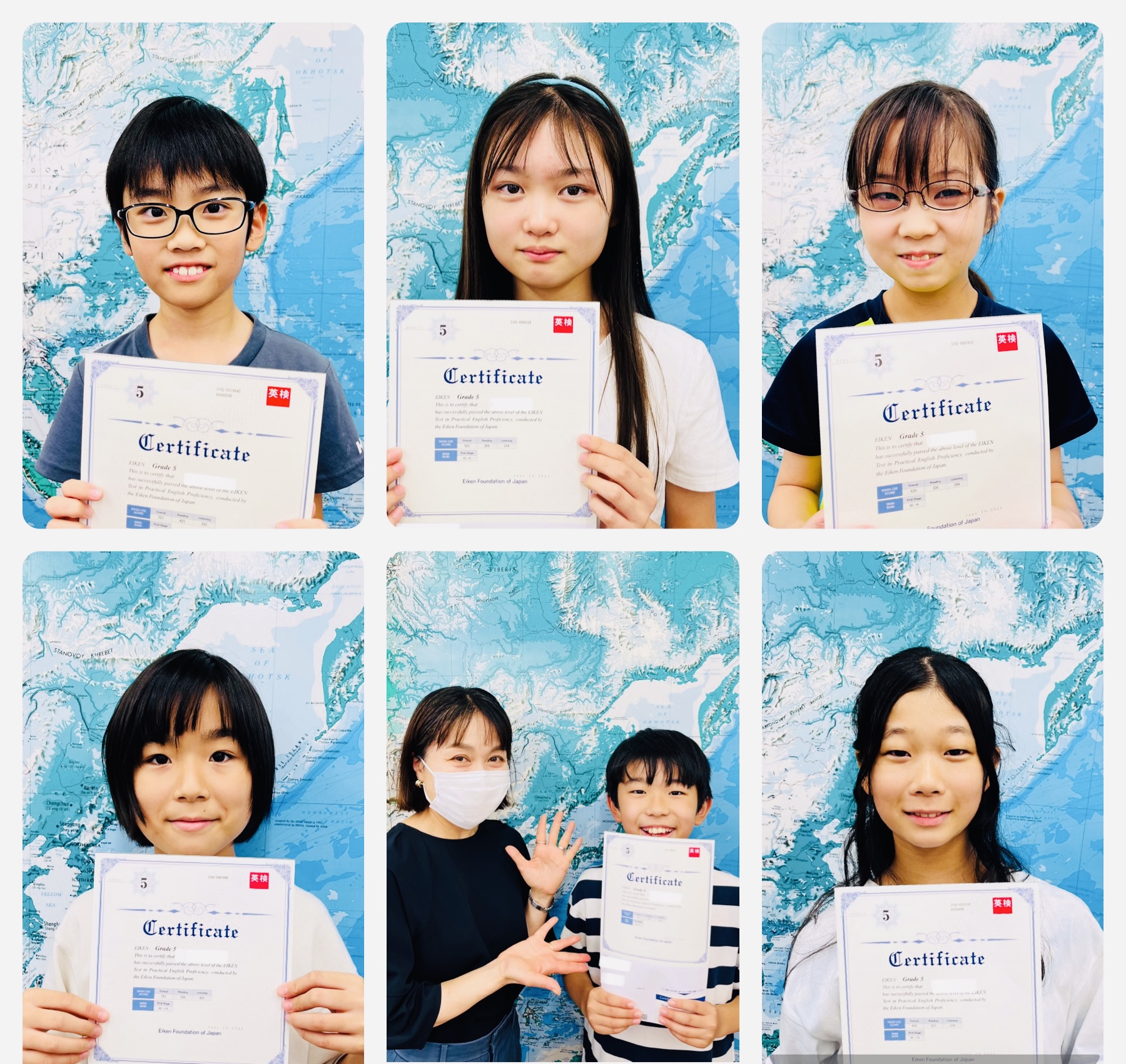 S君・Rさん・Mさん・Tさん・K君・Mさん