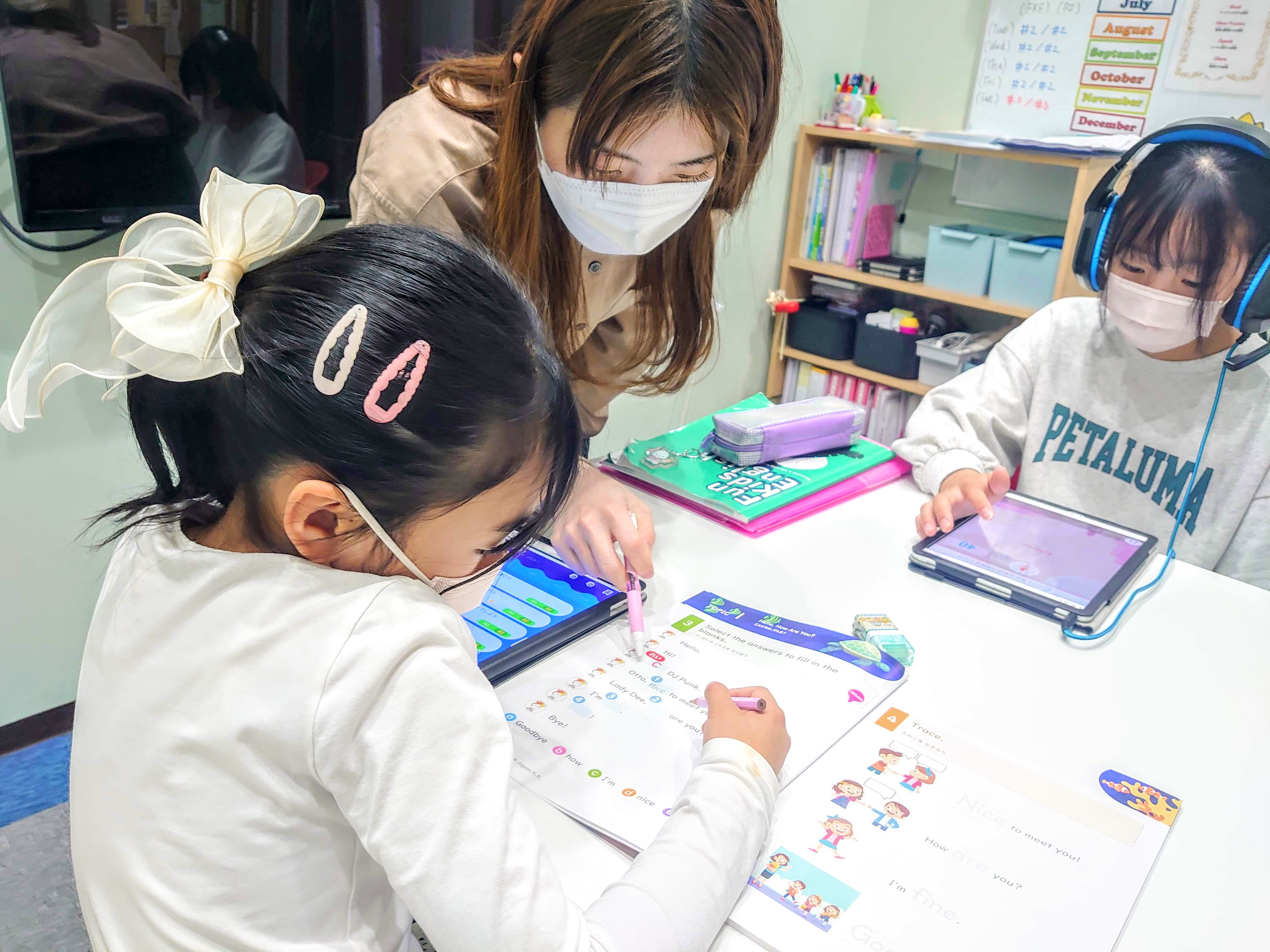 FunKidsEnglishコースのお母様、お父様たち