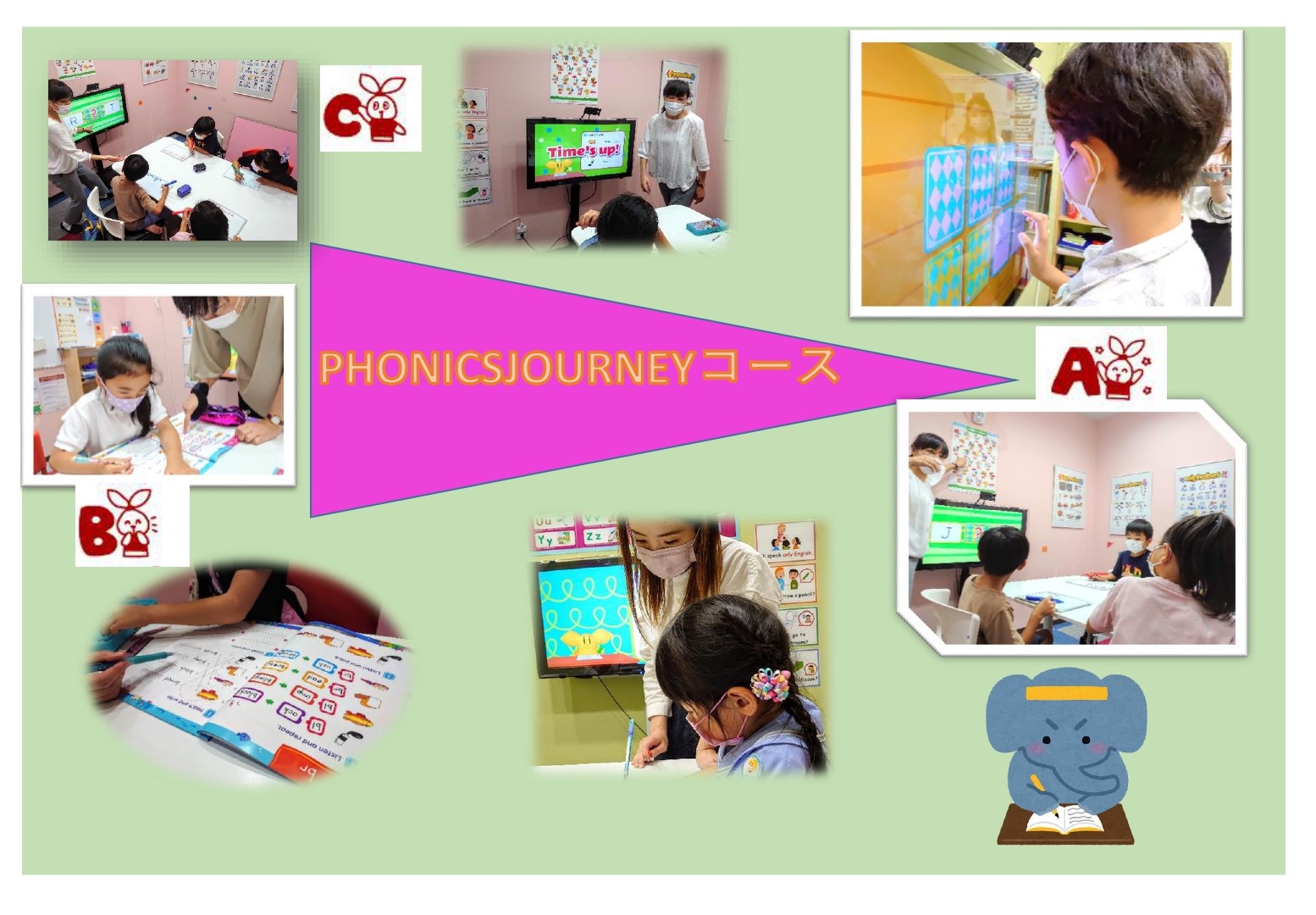 PHONICSJOURNEYコースの保護者の方々